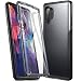 YOUMAKER Case for Galaxy Note 10 Plus, Built-in Screen Protector Work with Fingerprint ID Heavy Duty Full Body Shockproof Cover for Samsung Galaxy Note 10 Plus 6.8 Inch (2019 Release) - Black/Black