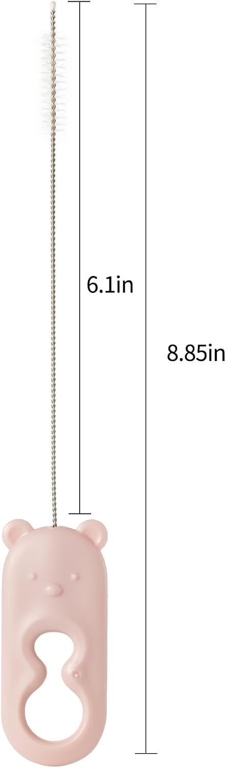 Chemimoso Straw Brushes Set of 4，Cleaner for Metal, Glass, Smoothie Straws & Stanley Bottles, Pipe Tube, Water Bottle, Stanley Tumbler with Straws