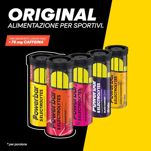 PowerBar 5 Electrolytes Black Currant 12x10Tabs - Compresse Effervescenti con 5 Elettroliti - Immagine 1