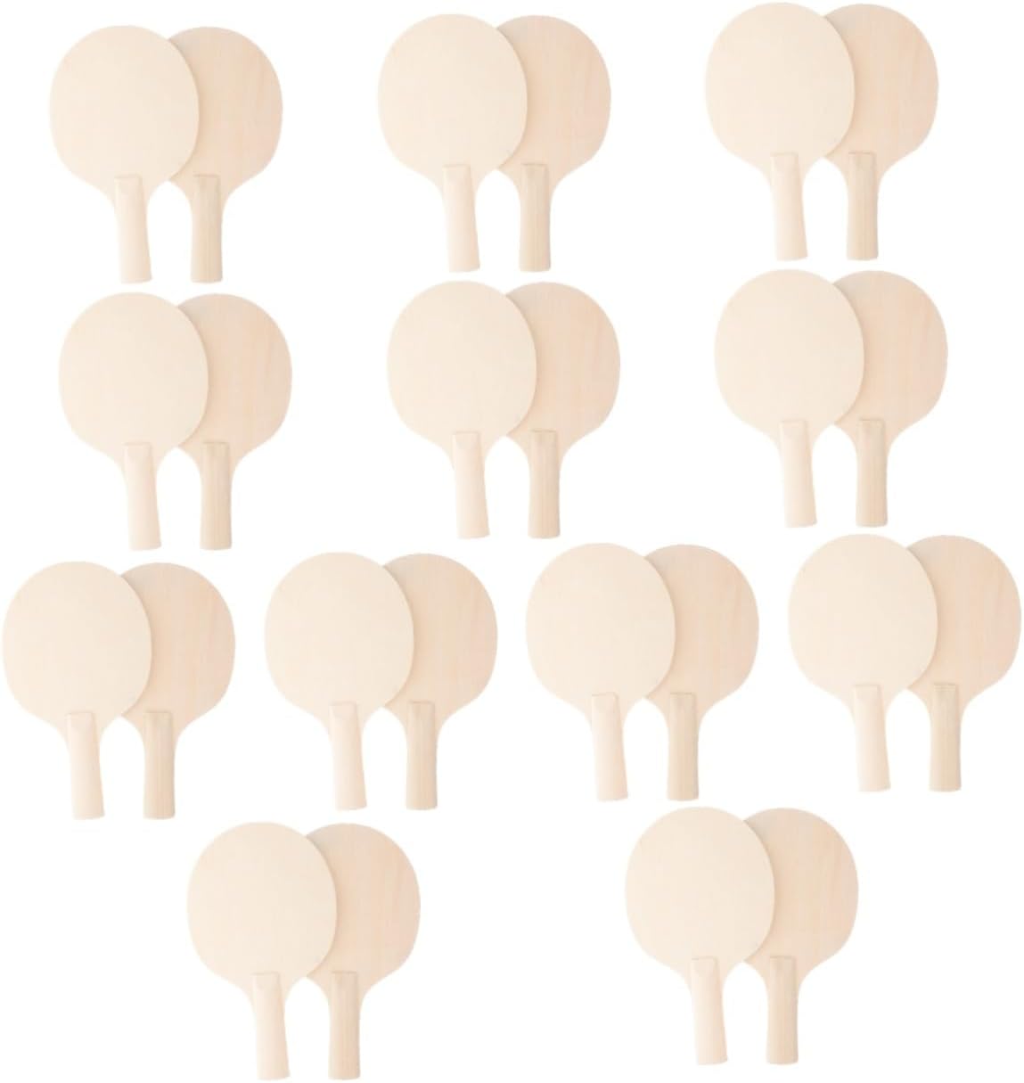 Totority 24pcs Table Tennis Rackets for Boy Girl Sports Toy for and Family Bonding Suitable for All Skill Levels