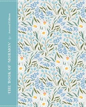 Hardcover Book of Mormon Journal Edition, 3-Piece Case Floral, Lined Book