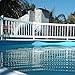 Aqua Select Above Ground Swimming Pool Resin Safety Pool Fence Base | Premium Quality UV Protected Vinyl | Keeps Pool Toys in and Intruders Out | Kit B - 3 Sections | Easy Installation | White
