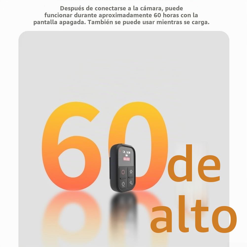 Mando a distancia impermeable compatible con cámaras Insta360/X4/X3/GO3S/AcePro2, diseño ligero de ABS de 6 x 4 x 2 cm con correas incluidas