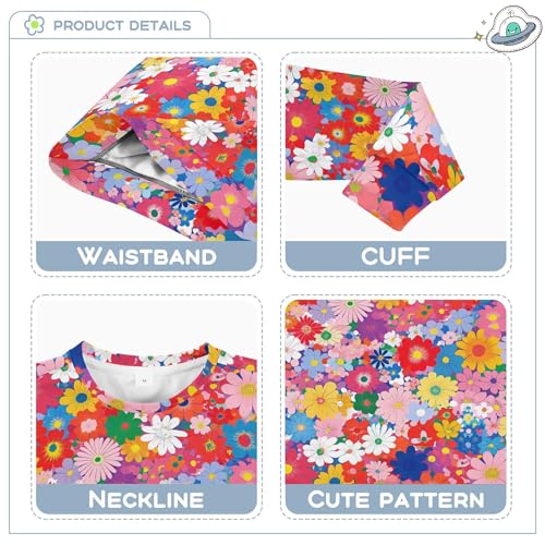 Wudan Beautiful Flowers Little Kids Hoodie Sweatshirt Crewneck Sweatshirt With Hoodie3