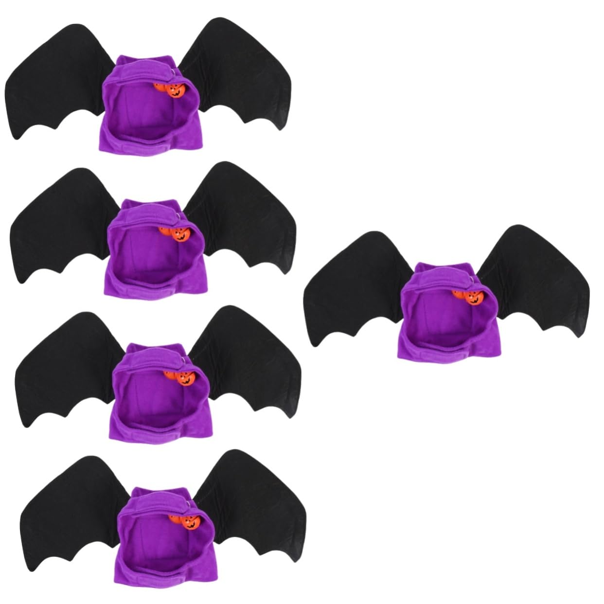 BESPORTBLE 5piezas Disfraz De Murciélago para Perro Ropa De Halloween Divertida Alas para Mascotas para Fiestas y Sesiones De Fotos Vestido De Otoño para Perros y Gatos