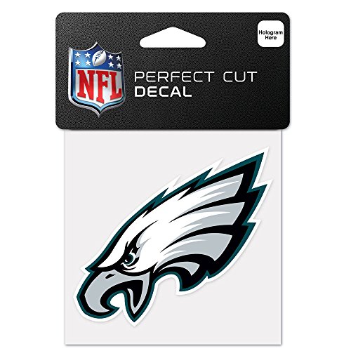 NFL Philadelphia Eagles 63062011 Perfect Cut Color Decal 4 x 4 Black