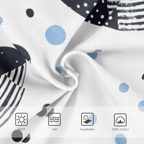 GuoChe Toddler Boy Clothes Cotton Whale in Sizes 2T,3T, 4T, 5T, 6Y and 8Y3