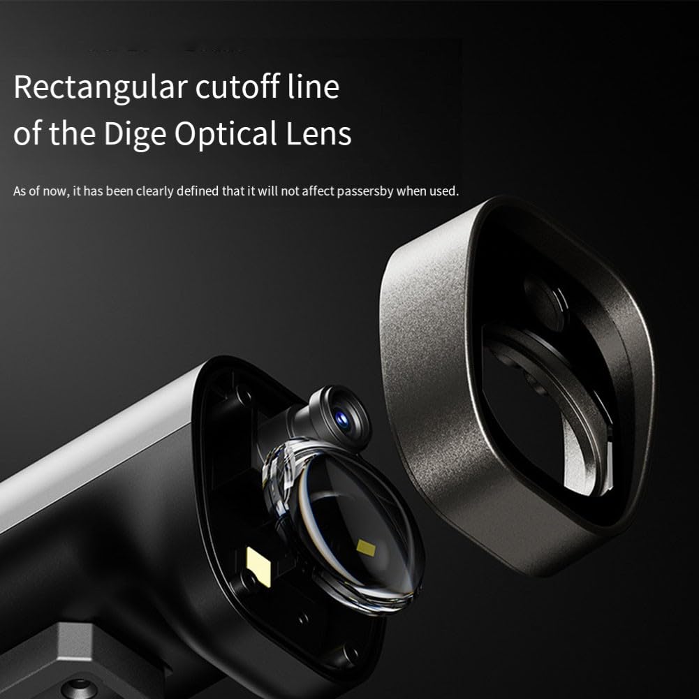 Cámara de bicicleta HD 1080P con grabación en bucle, conectividad WiFi, luz LED, grabadora de ciclismo nocturno para aventuras al aire libre, color negro