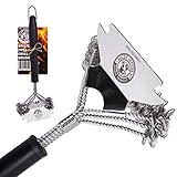 You GO Grill - Safe Bristle Free Grill Brush, Best BBQ Grill Brush Accessory, Stainless Steel...