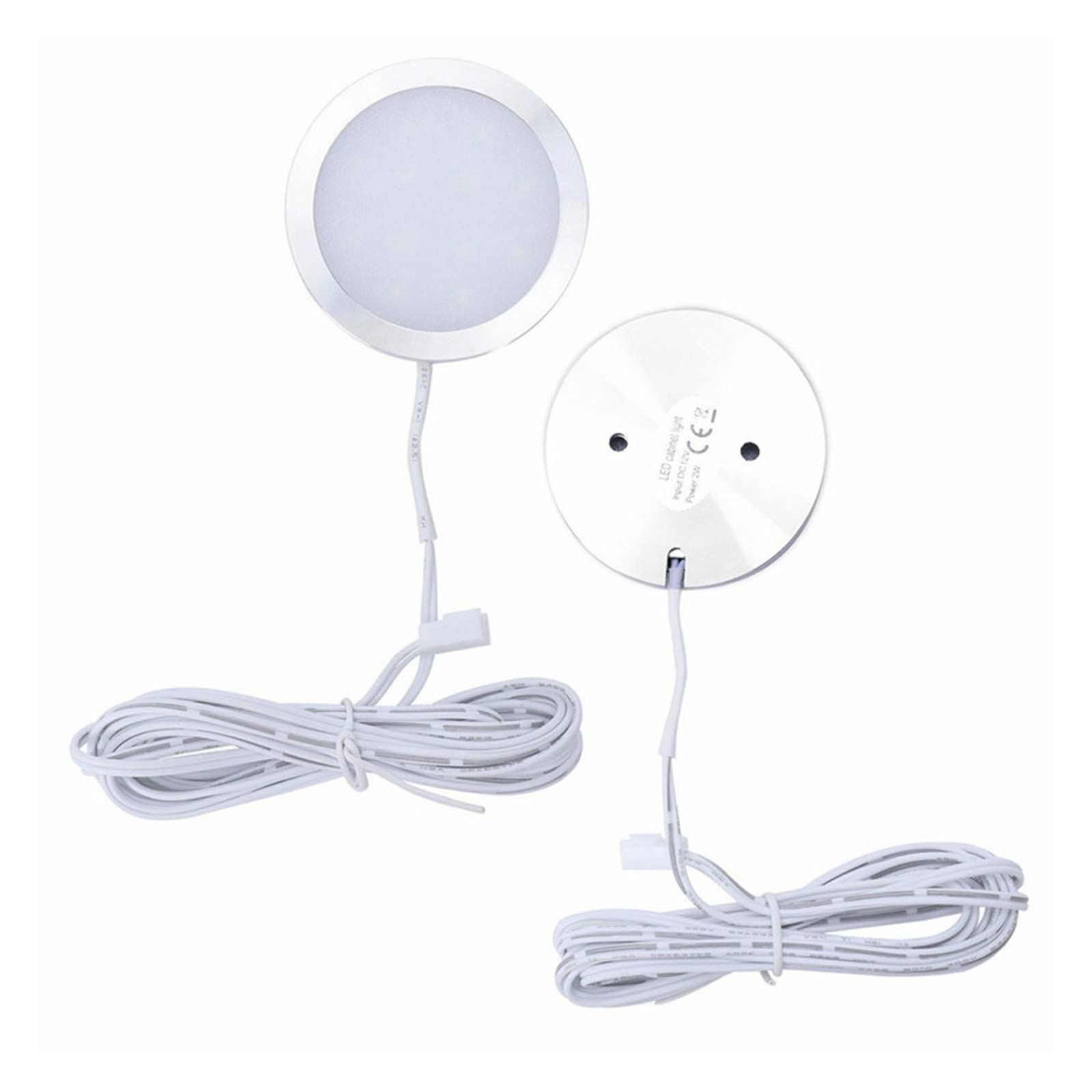 6 SZTUK 12 V 2,5 W Wewnętrzne Oświetlenie Punktowe LED 6000 K Do Kampera Kempingowego,Element kampera