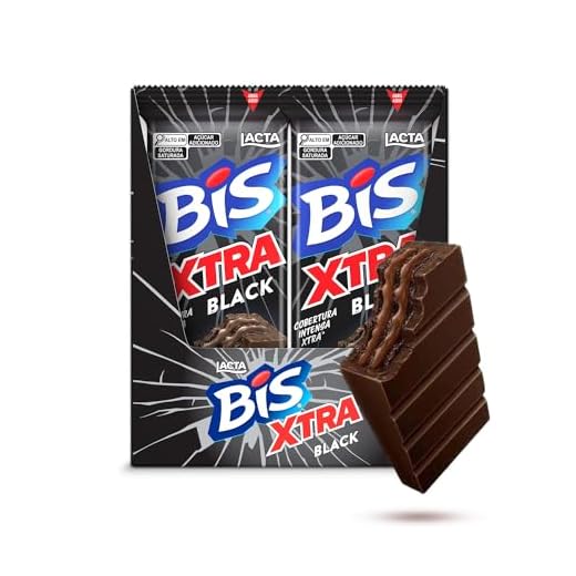 Bis Xtra Black - Caixa Com 24 Unidades De 45g