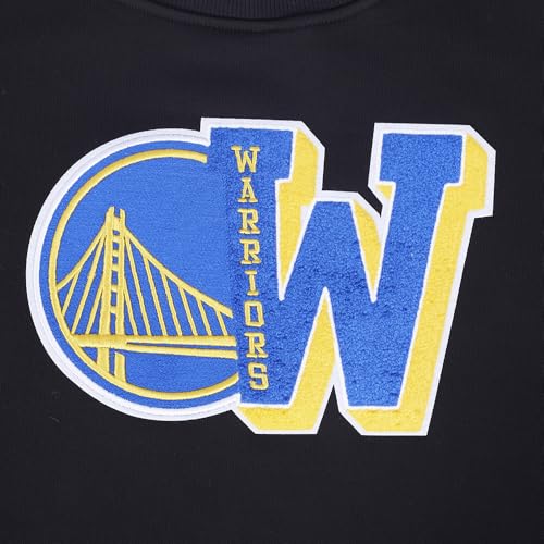 Pro Standard Womens NBA Golden State Warriors Mash Up Crewneck Sweatshirt Black M by Pro Standard - Used condition - Image 3