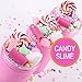 EASYCITY Fairy Putty Fluffy Mango Butter Slime, Fluffy Floam Slime Stress Relief Toy Scented Sludge Toy for Kids and Adults 200ML（7oz）