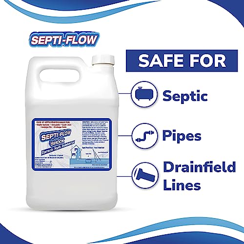 Septi-Flow | Septic System Shock Repair- Clears Drainfields, Dissolves Deadpan And Hardened Soil, Full Tank Treatment #TOP5