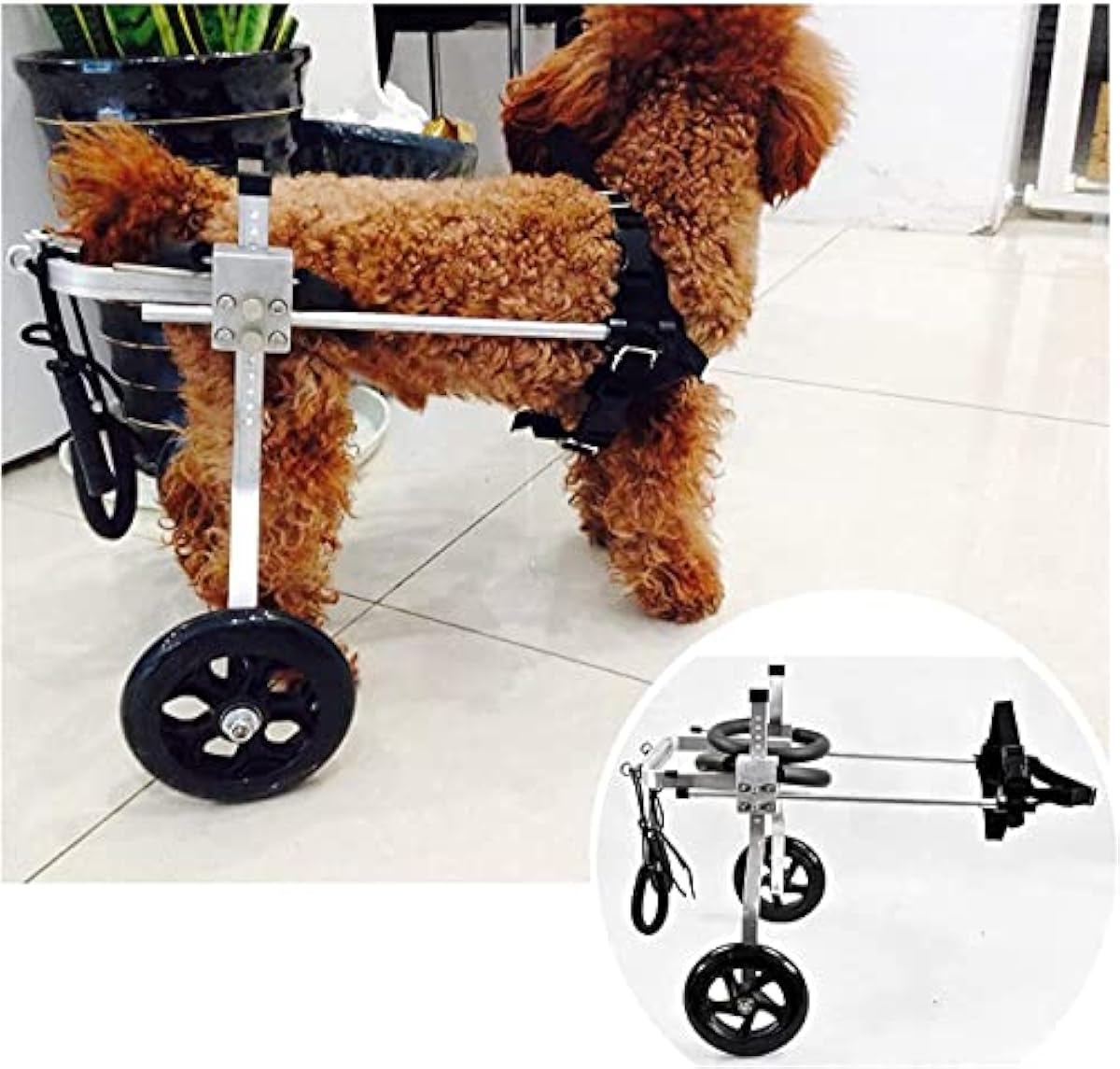 期間限定早割 犬用ペット車椅子身体障害者用動物カートペットスクーター犬用車椅子大 中 小障害のある動物の足のリハビリ用2輪 ペット用品 公式 激安販売 Www Littleshopp Com