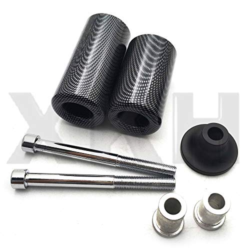 XKMT-No Cut Frame Slider Protector Compatible With 2003 2004 Kawasaki Zx6R Zx-6R Zx6Rr Carbon [B0111XPJZ0]