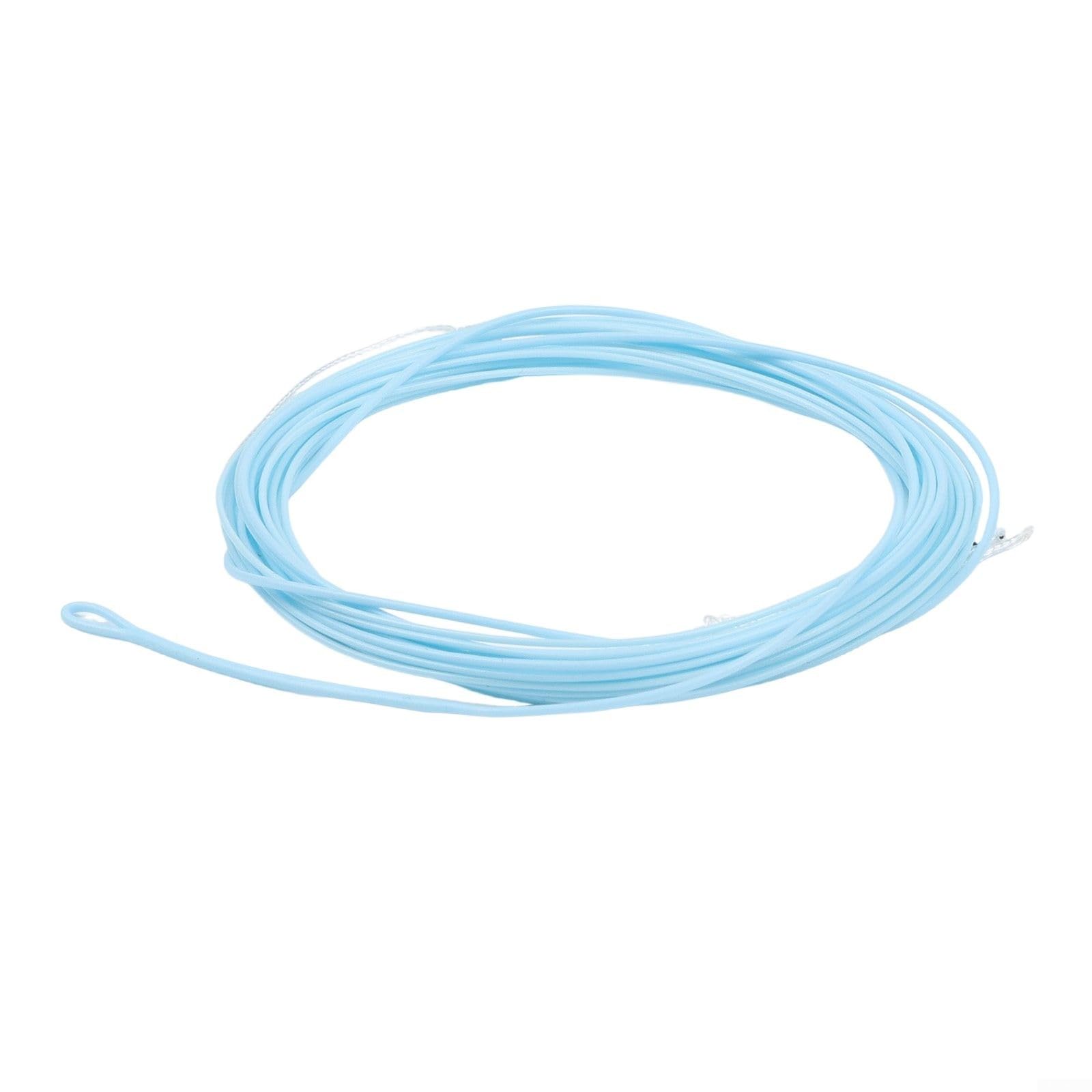 Tenkara Ligne de pêche à la mouche en PVC de 4 m avec noyau extensible ultra faible et deux boucles soudées pour une utilisation fiable (orange)