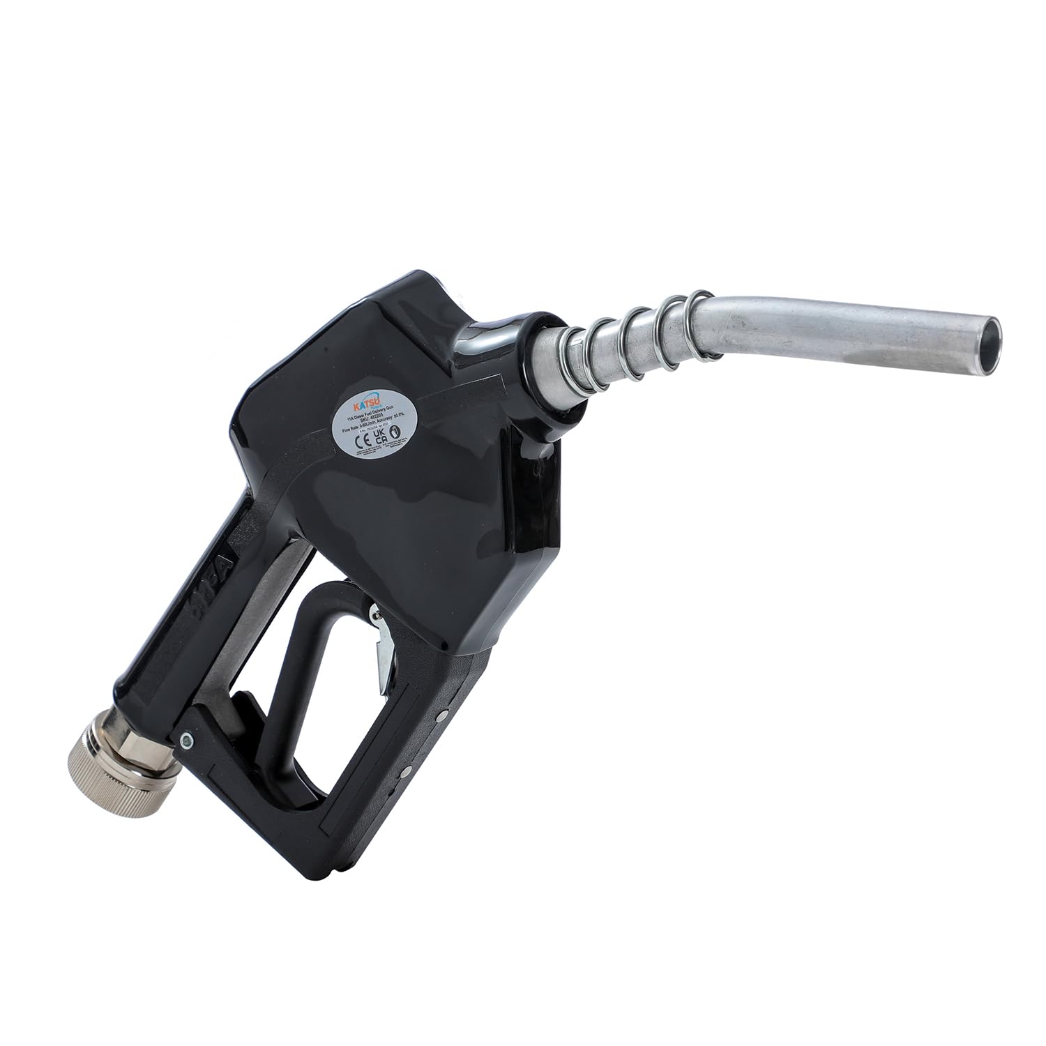KATSU Pistola Gasolio Automatica Alluminio Diesel Dispensing Trigger Ugello Pistola Olio Combustibile Rifornimento Ugello di Trasferimento 482205