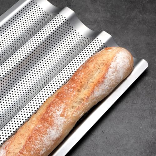 Sartén de francés de acero inoxidable antiadherente para hornear pan de molde 4