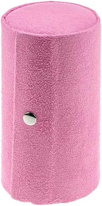 Cylinder Shaped Jewellery Storage Roll Case Velvet Travel Makeup Ear Pendant Necklace Organizer Display Box image 2
