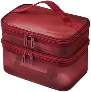 Bolsa de cosméticos de malla transparente de ...