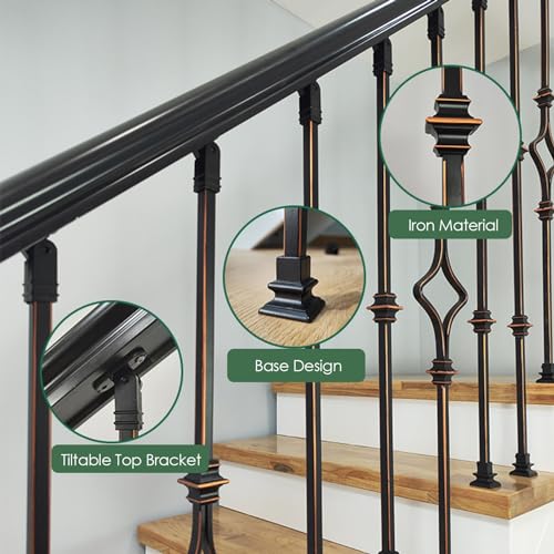 Ensemble de broches pour rampe d'escalier moderne pour plateforme de loft