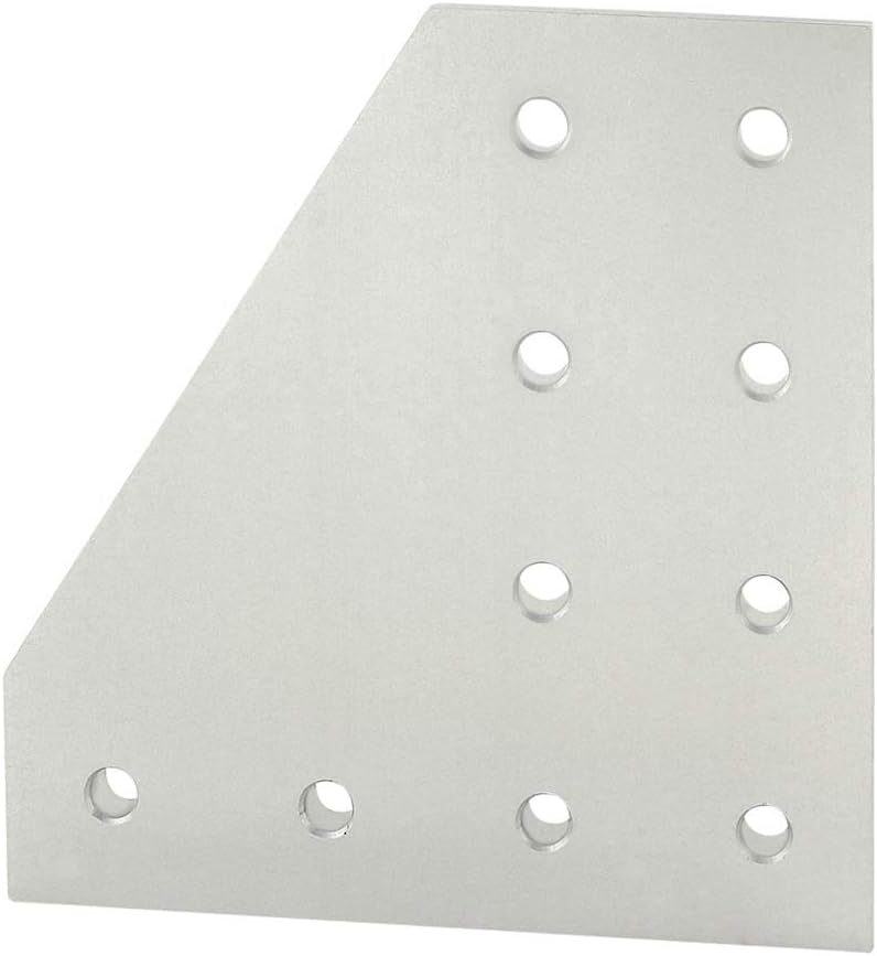 80/20 Inc., 4327, 15 Series 10 Hole 90 Degree Angled Flat Plate