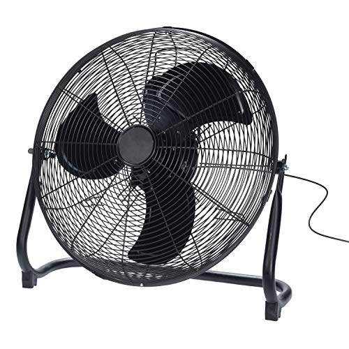 Boden-Ventilator, Ø 45 cm, schwarz Cover