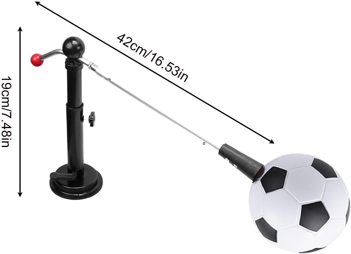 Trainer Soccer Portable Solo Kicking Practice Equipment | Football Solo Practice Training Aid for Indoor Outdoor Backyard Gym Playground Kids Boys