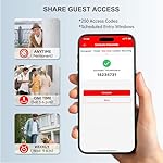 Wi-Fi Smart Deadbolt Keyless Entry: 9-in-1 Hornbill Smart Lock for Front Door, Smart Deadbolt Lock, Electronic Keypad Code Fingerprint Unlock, Works with Alexa for Home Office Hotel, Satin Nickel - Image 5