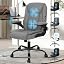 Mid Back - Fenix - Linen - Grey