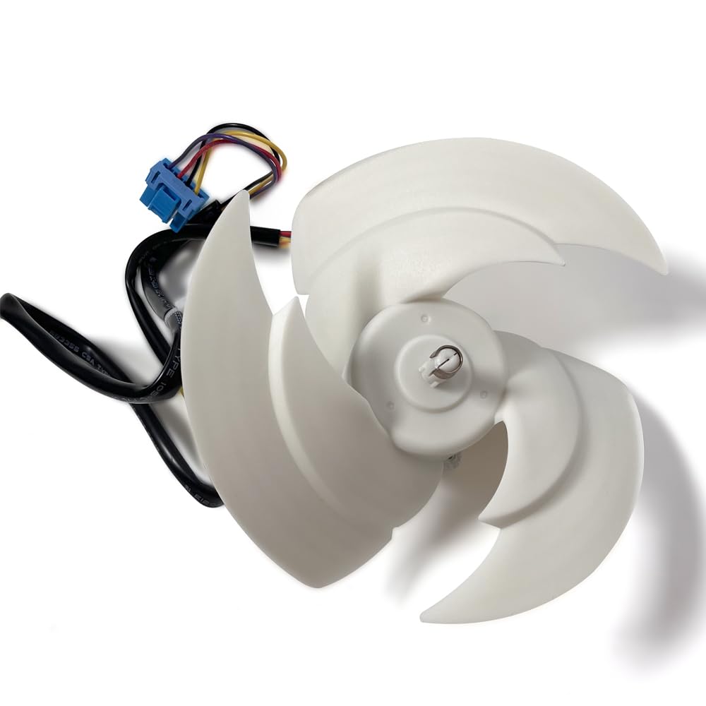 Refrigerator Condenser Fan Motor Assembly - Compatible with LG, Replaces EAU63103301, EAU63103302, AP6235485, 4509126 - Corrosion-Resistant Design, 3-Year Warranty