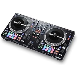 RANE ONE - Controlador DJ Profesional con Platos Motorizados de 7.2” para Serato, Mesa de Mezclas con Serato DJ Pro incluido, Efectos y 8 Pads