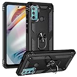SHIEID Tough Armor Custodia per Motorola Moto G60/G40 Fusion Cover Posteriore Antiurto con Funzione Supporto e Protettiva Case per Motorola Moto G60/G40 Fusion-Nero