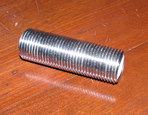 Stainless Steel Threaded Stem 2.5" X 1/2 Inch Npt 304 Ss Nipple Coupler For Home Brewing Cooler Bulkhead Or Mash Tun #TOP6