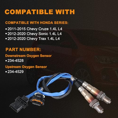 Sensor de oxígeno OTO-K 234-4528 234-4529 para carros miniatura 2