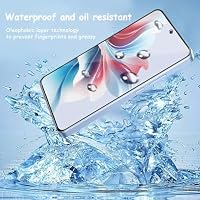 Yonntmmi Schutzfolie für OPPO Reno11 F 5G für Panzerglas, 3 Stück Panzer Schutz Glas Schutzfolie mit 1 Stück Kameraschutz Schutzglas, HD/9H Härte/Kratzfest Panzerfolie für OPPO Reno11 F 5G – Ansicht 3