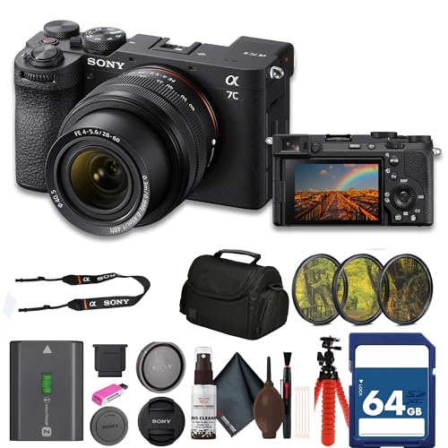 Sony a7C II Mirrorless Camera with 28-60mm Lens & Card Reader Bundle