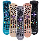 Philips Universal Remote Control for Samsung, Vizio, LG, Sony, Sharp, Roku, Apple TV, RCA, Panasonic, Smart TVs, Streaming Players, Blu-ray, DVD, Simple Setup, 4 Device, Graphite, SRP2014H/27