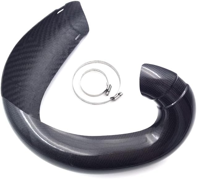 Dirt Bike Exhaust Cover-CE04 Carbon Fiber Exhaust Cover Guard Protection For KTM HUSQVARNA GASGAS 2023-2024