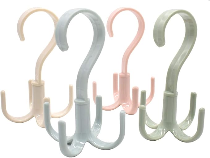 Amazon.com: Closet Hanging Organizer Storage Purse Rack Handbag 360 ...