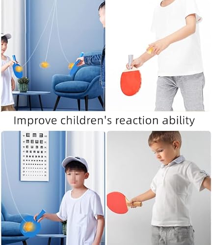 Children's Indoor Hanging Table Tennis，Cute Hanging Table Tennis Trainer Set For Parent Child， For Parent Kids,Improve Hand-Eye Coordination #TOP3