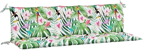 Miniatura 16 de vidaXL Cojines de banco para interiores y exteriores, 2 piezas, cojines de sofá biplaza para patio, cojines de asiento de columpio de porche,