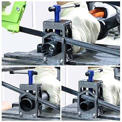 Pacytion Bike Saw Guide For Road Mountain Bike Fork Steerer, Seat Post, Bicycle Handlebar, Adjustable Cut Saw Guide For Cutting #TOP6