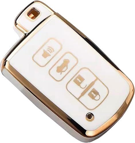 Miniatura 9 de Funda de llavero para Camry RAVA4 carcasa de llave de coche de 4 botones con Keycahin para Toyota Corolla Highlander Avalon 2012 a 2019  Protector