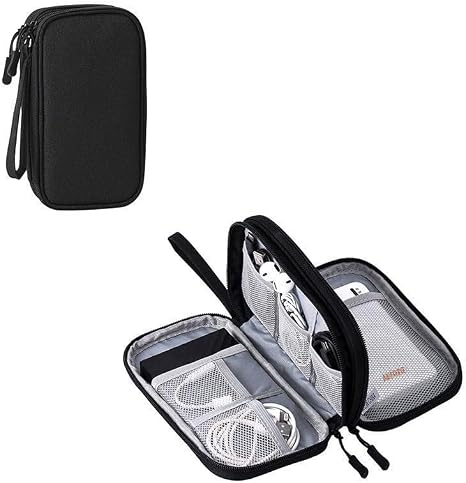 Mini étui De Rangement Pour Bouchons D'oreilles Avec Porte-clés - Noir | Pratique Pour Voyages, Camping, Bureau