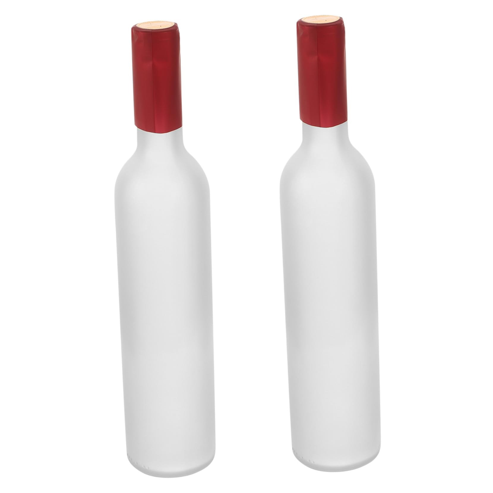VALICLUD 2stücke Farbige Glas Weinflaschen Leer Multifunktionale Weinflaschen aus Glas für Dekoration und Aufbewahrung von Wein Saft und Blumen