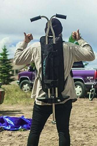 Miniatura 7 de Flybar Extreme Pogo Stick Back Pack carrier- Bring Your Pogo Stick con usted en cualquier lugarCómodas Correas para el hombroNegro