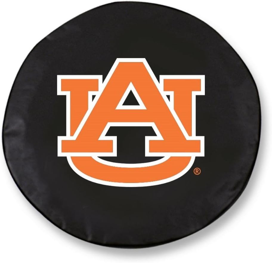 Holland Bar Stool Auburn Tire Cover In Black - 32.25 Inch X 12 Inch