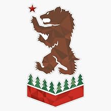 California Sigil State Symbol Design Decal for Laptop Car Window Patriotic Pride Gift 5" Vinyl Decal Bumper Sticker